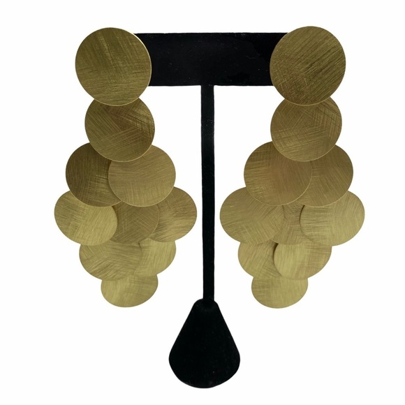 Everri Jewelry - EVERRI Gold Disc Dangle Post Earrings